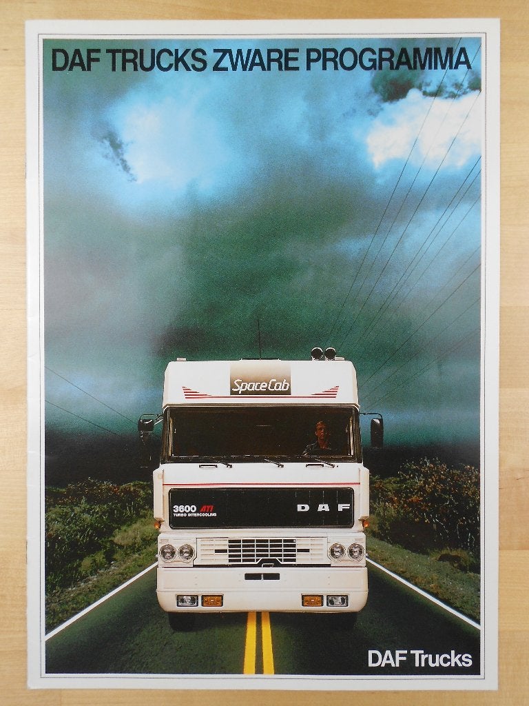 DAF 3600 3300 2800 Brochure ca 1985 - NL - Zware Programma, Ophalen of Verzenden, Zo goed als nieuw, Overige merken, DAF