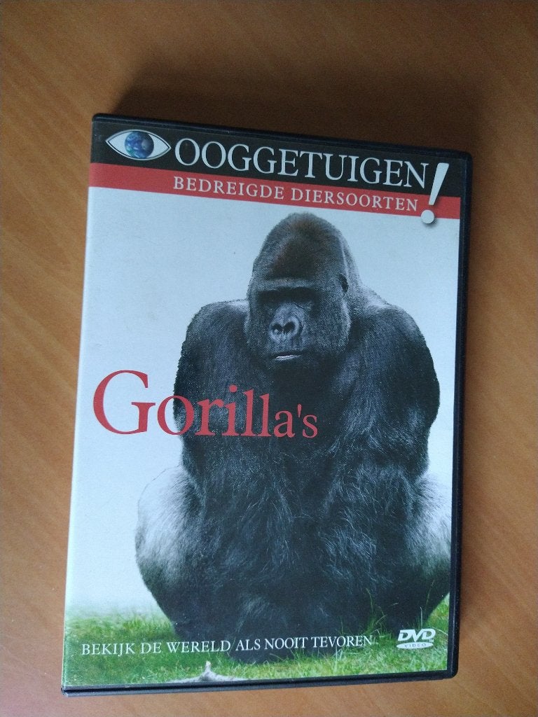 DVD Gorilla's - Ooggetuigen, Cd's en Dvd's, Dvd's | Documentaire en Educatief, Alle leeftijden, Ophalen of Verzenden, Zo goed als nieuw