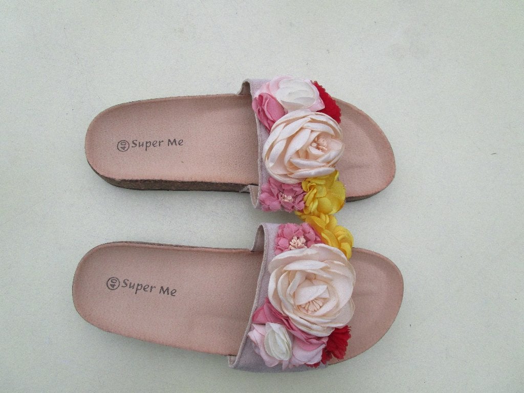Super Me slippers, met bloemen, maat 40, Slippers, Overige kleuren, Ophalen of Verzenden, Zo goed als nieuw