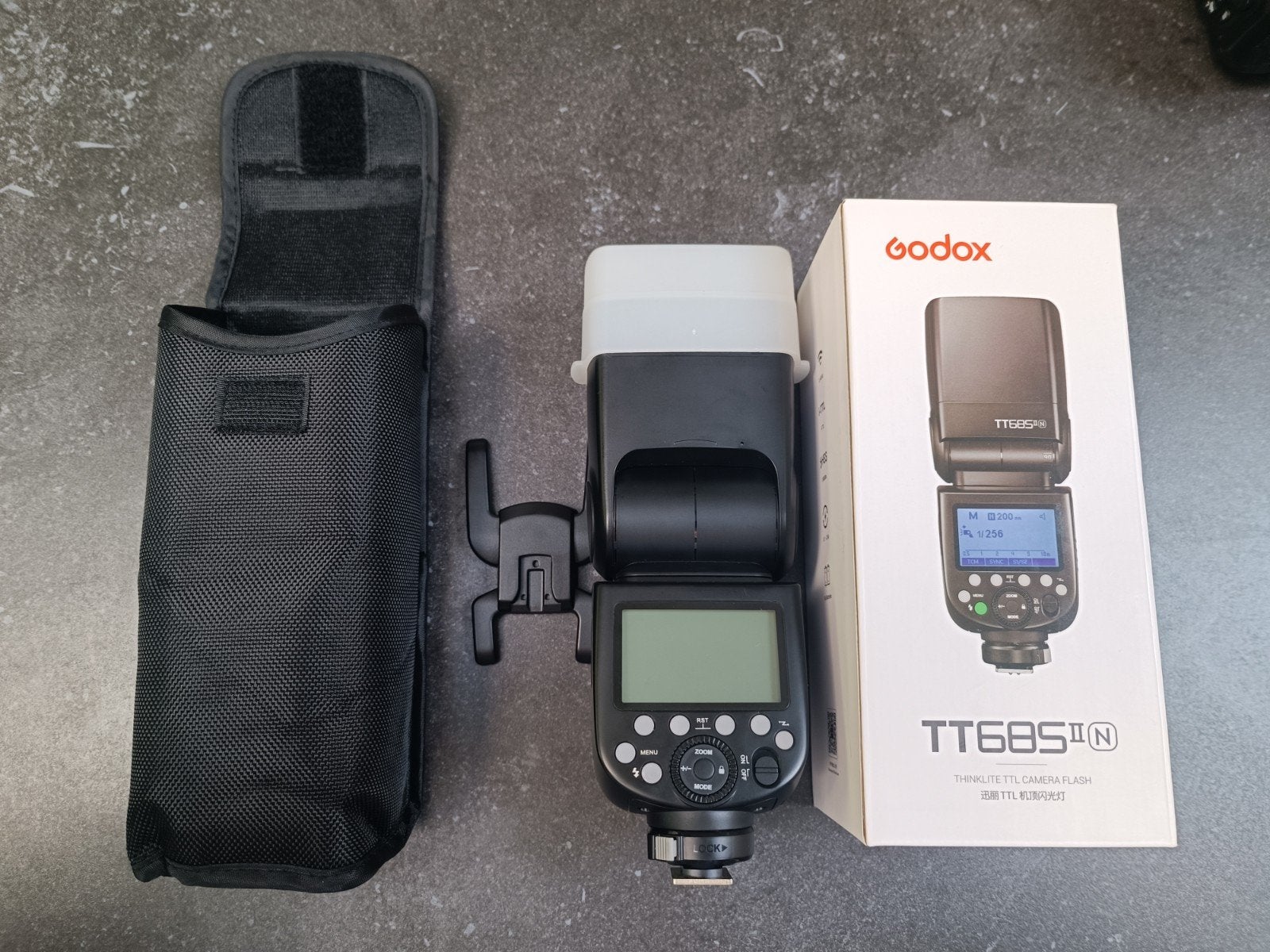 Godox TT685II/N - zo goed als nieuw, Audio, Tv en Foto, Fotografie | Flitsers, TTL, Externe flitser, Ophalen of Verzenden, Zo goed als nieuw