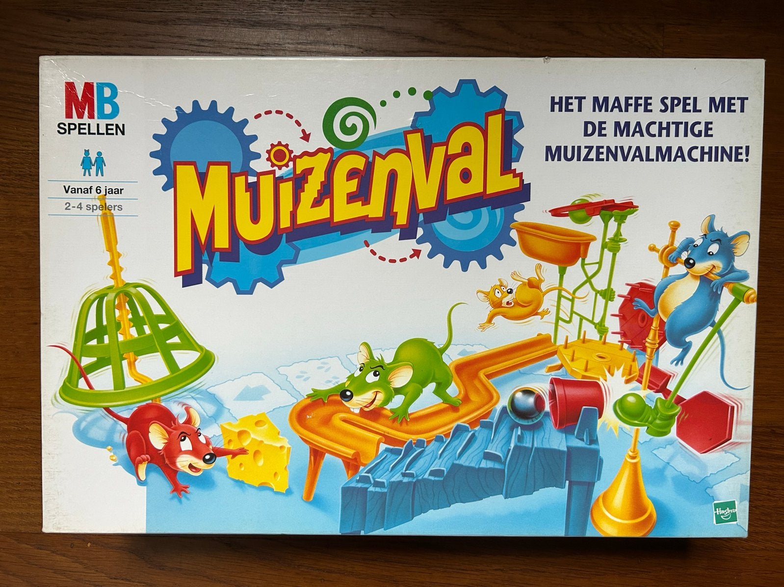 MB Spel Muizenval - Het maffe spel met de machtige Muizenval, Drie of vier spelers, Ophalen of Verzenden, Zo goed als nieuw