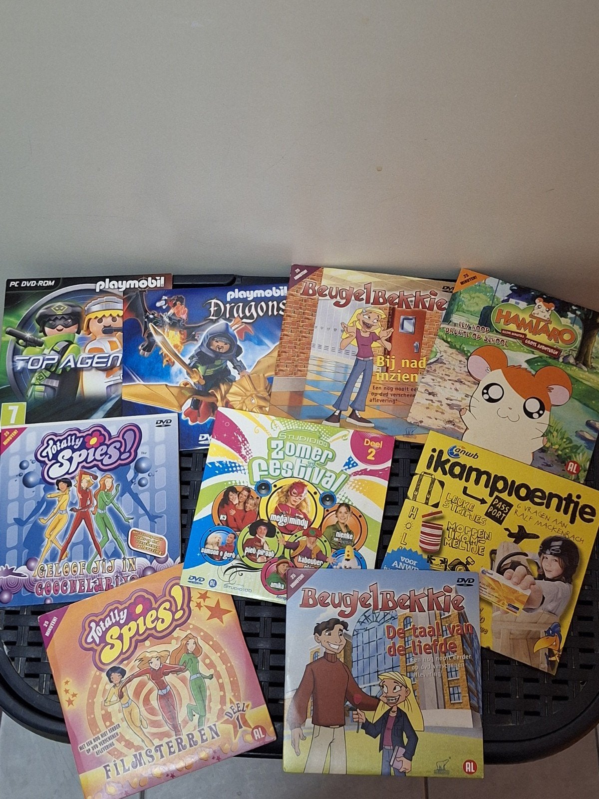 Diverse kinder dvd's: Totally Spies, Beugelbekkie, Hamtaro, Cd's en Dvd's, Gebruikt, Animatie, Alle leeftijden, Film