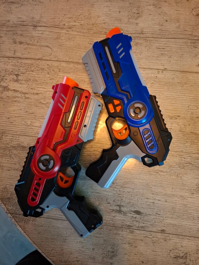 Johntoy Lasergame Set Rood/blauw, Ophalen of Verzenden