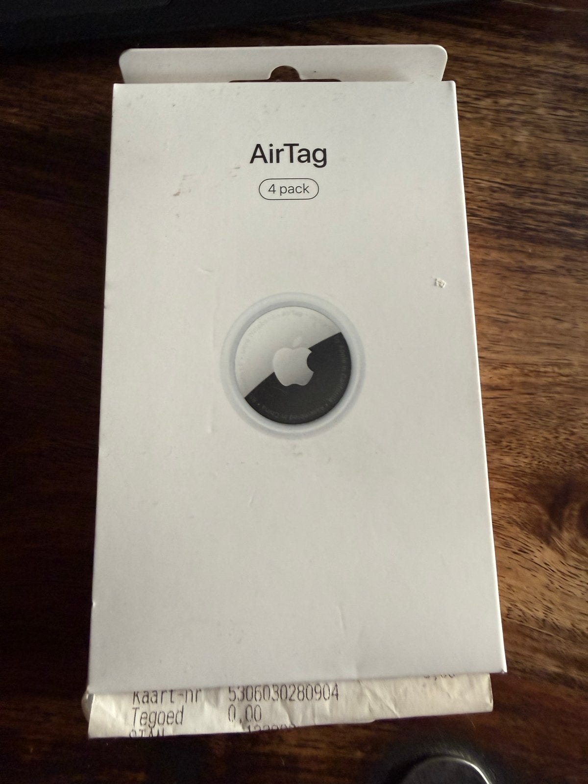 Originele Apple AirTags NIEUW 4 Pack, Ophalen of Verzenden, Nieuw, Overige typen, Apple