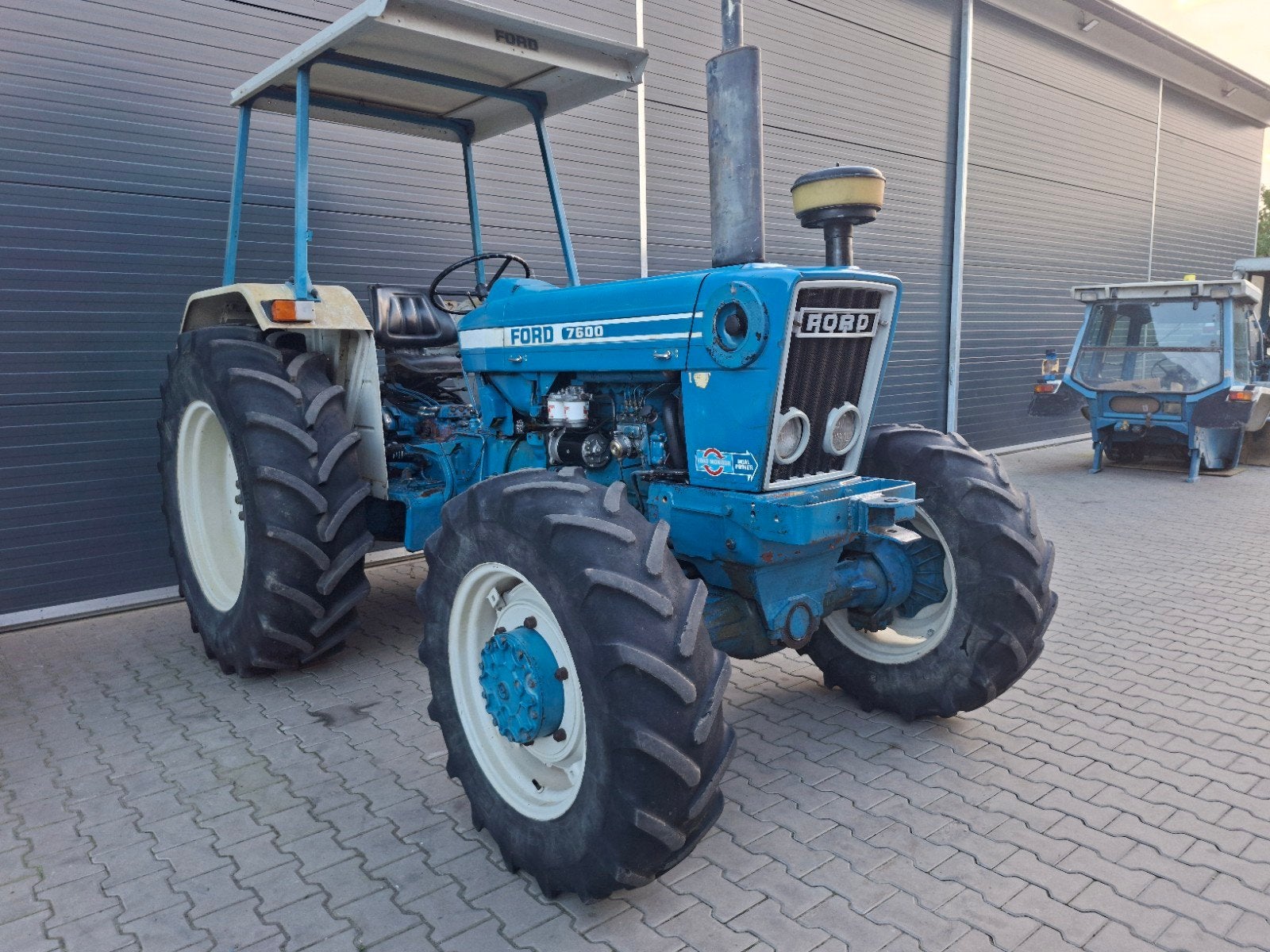 Ford 7600 4x4 tractor trekker dual power, Ophalen, 80 tot 120 Pk, Gebruikt, Ford
