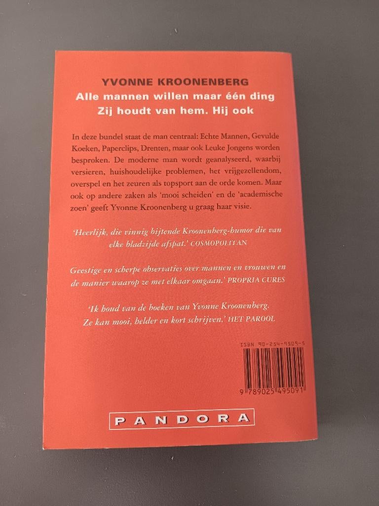 Alle mannen willen maar één ding Yvonne Kroonenberg, Ophalen of Verzenden, Gelezen, Yvonne Kroonenberg, Nederland