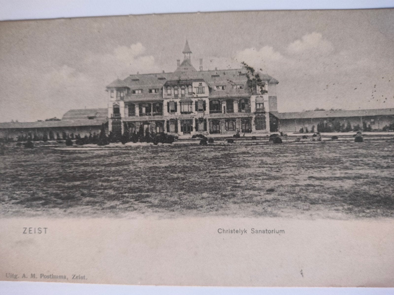 Oude briefkaart Zeist Christelijk Sanatorium 1906, Ophalen of Verzenden