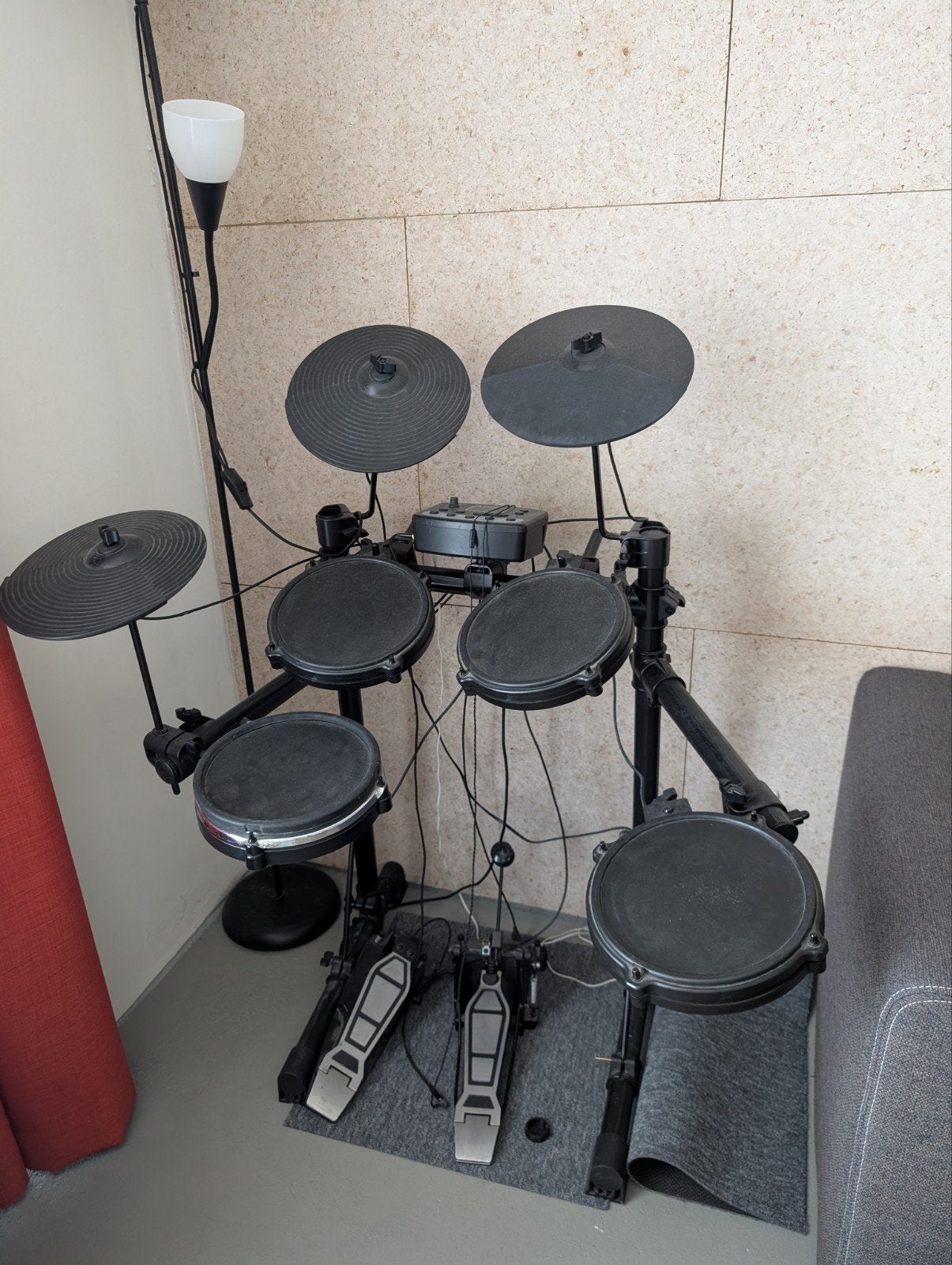 CLX Fusion 710 e-drum kit met oefenpad en stokken, Ophalen, Overige merken