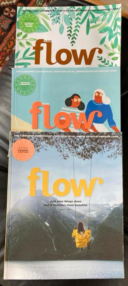 Flow tijdschriften - 5 stuks, Ophalen of Verzenden, Gelezen, Overige typen