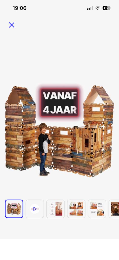 Kasteel bouwenset, Ophalen, Gebruikt