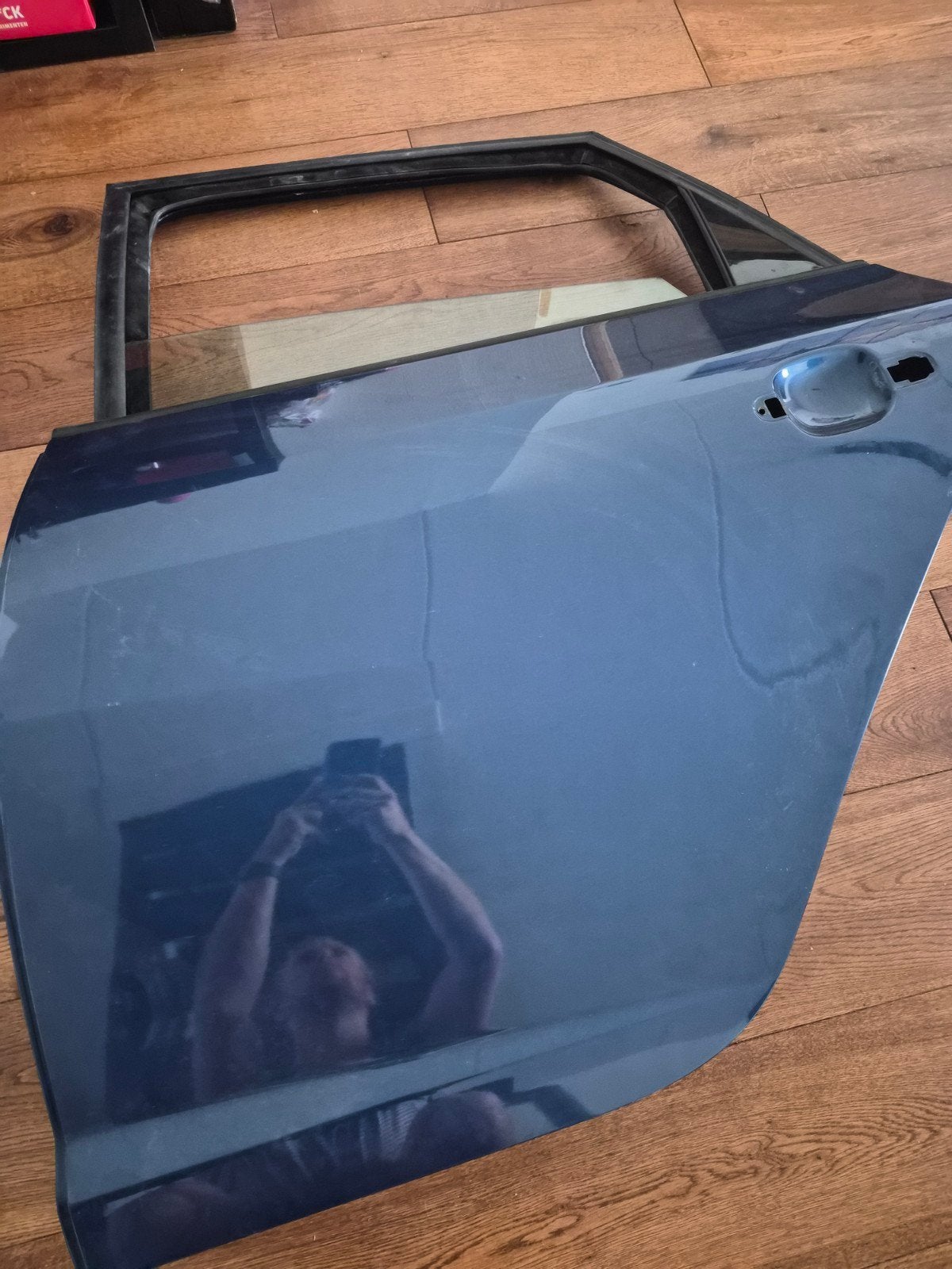 SEAT Ibiza 6J achterdeur linksachter – LW5P Azul Apolo Metal, Ophalen, Achter, Seat, Deur