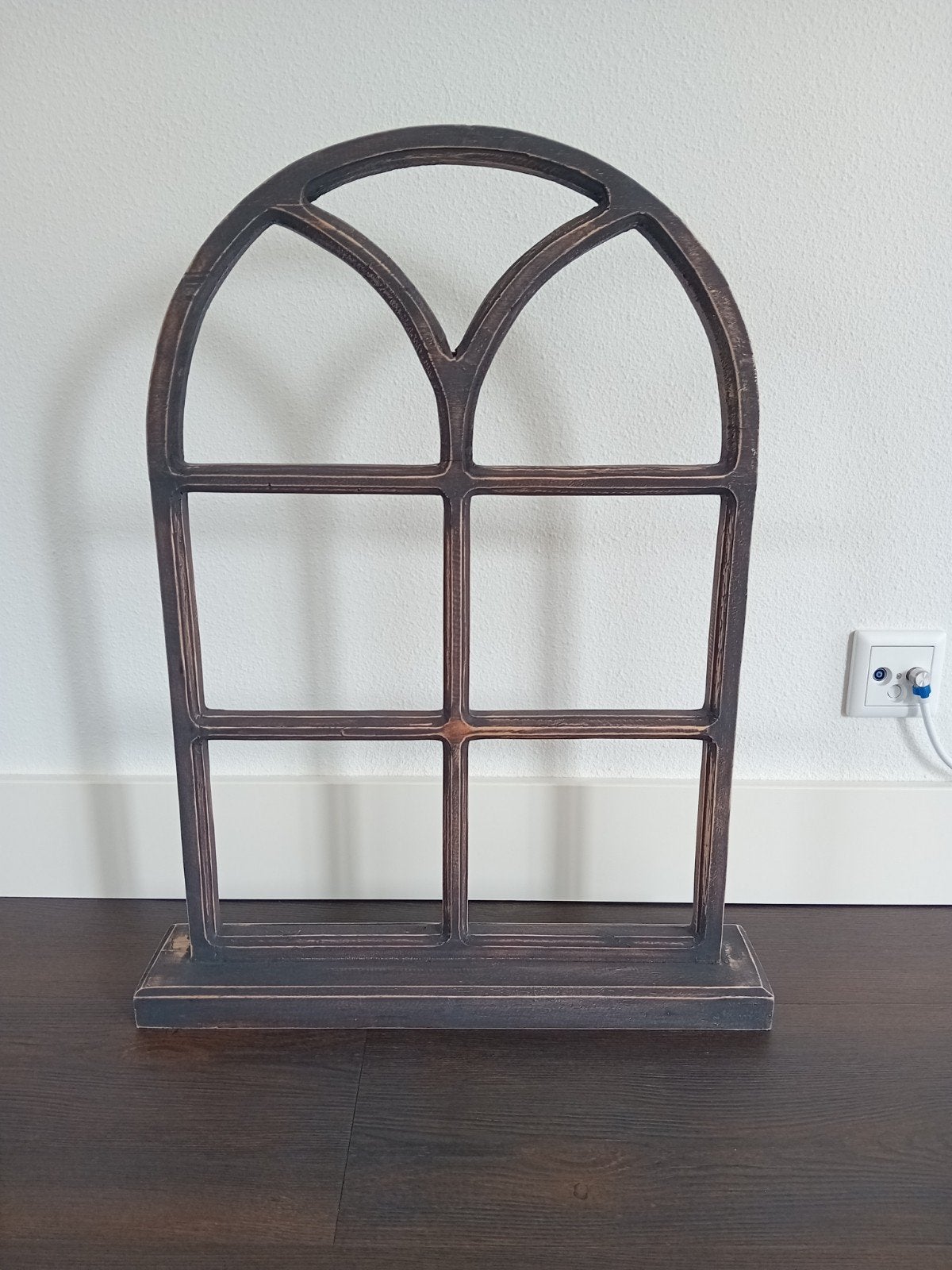 Z.g.a.n houten stalraam, landelijk/brocante stijl, Ophalen, Hout, Brocante, Zo goed als nieuw