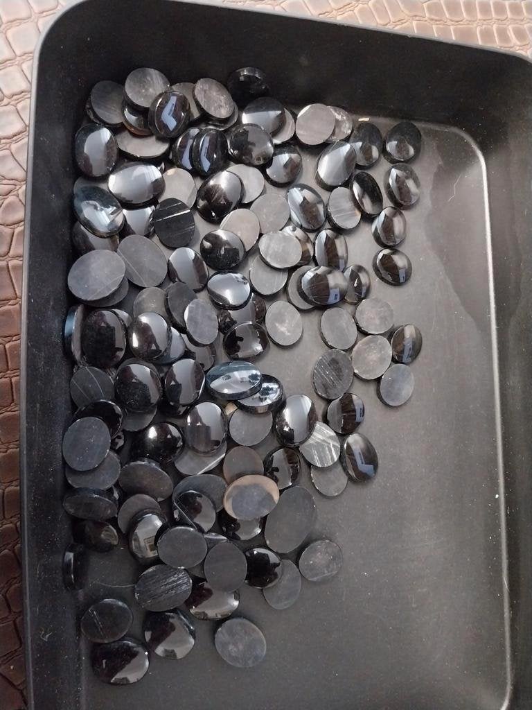 Lot onyx agaat cabochons, Ophalen of Verzenden