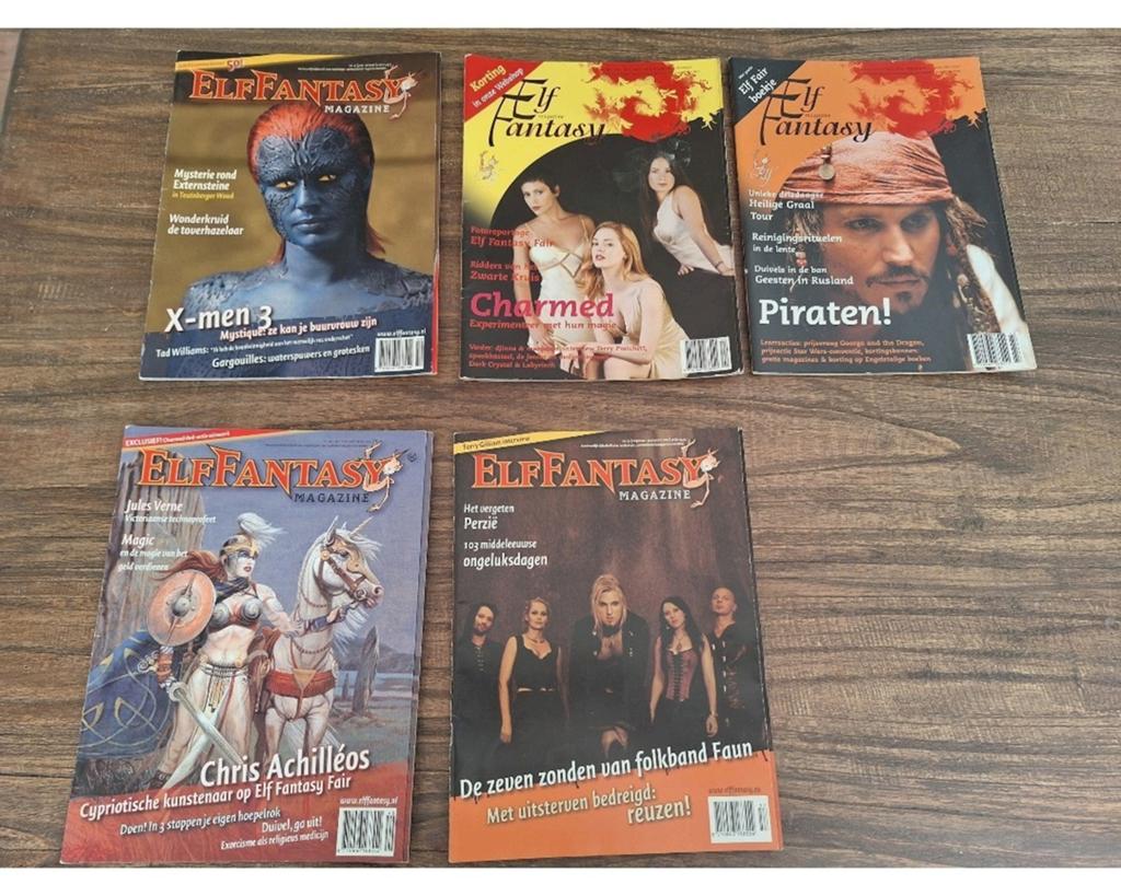 Elf fantasy magazines 5 stuks, Ophalen of Verzenden, Zo goed als nieuw