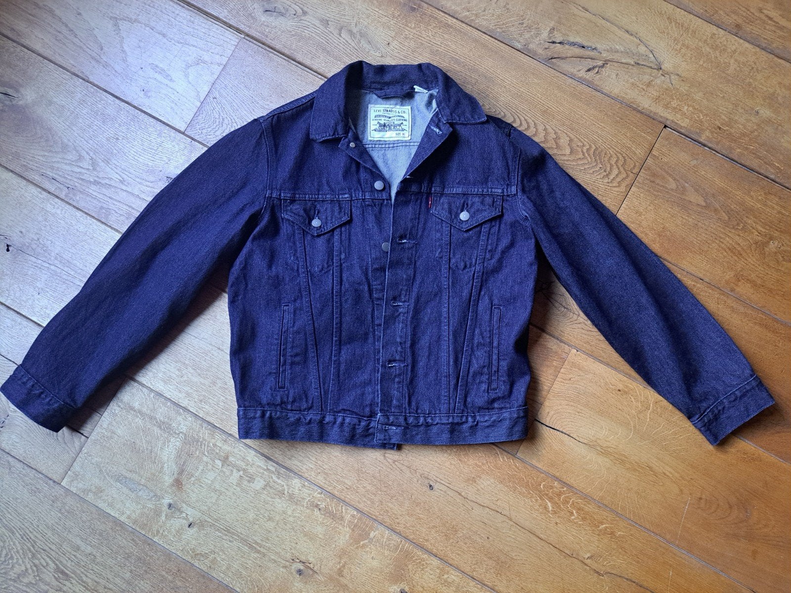 Levi's spijkerjas - Maat M - Zo goed als nieuw, Levi's, Ophalen of Verzenden, Zo goed als nieuw, Maat 48/50 (M)