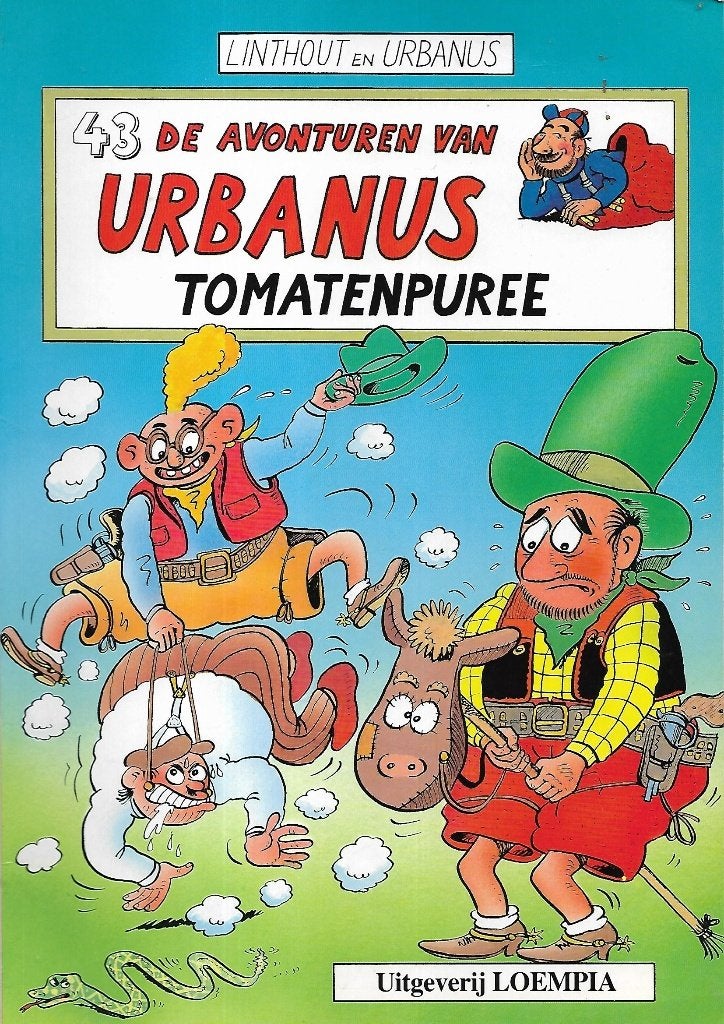 Urbanus - Nr. 43: Tomatenpuree, Eén stripboek, Ophalen of Verzenden, Gelezen
