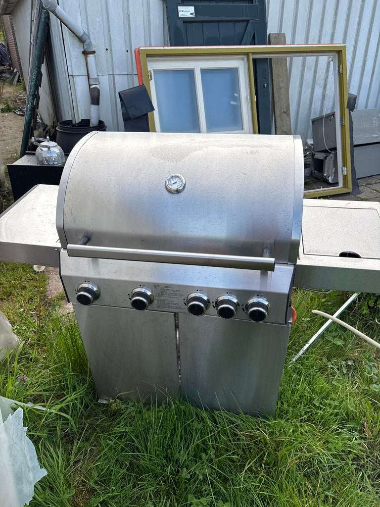 Gasbarbecue met zijbrander - Ideaal voor buiten koken, Ophalen, Gebruikt