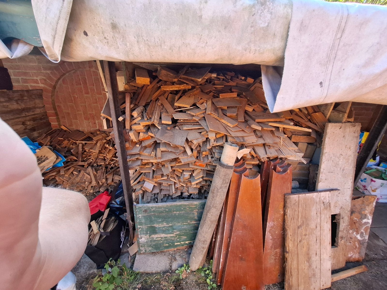 gratis stookhout.per direct op te halen!, Tuin en Terras, Tuinhuizen, Ophalen, Schuur
