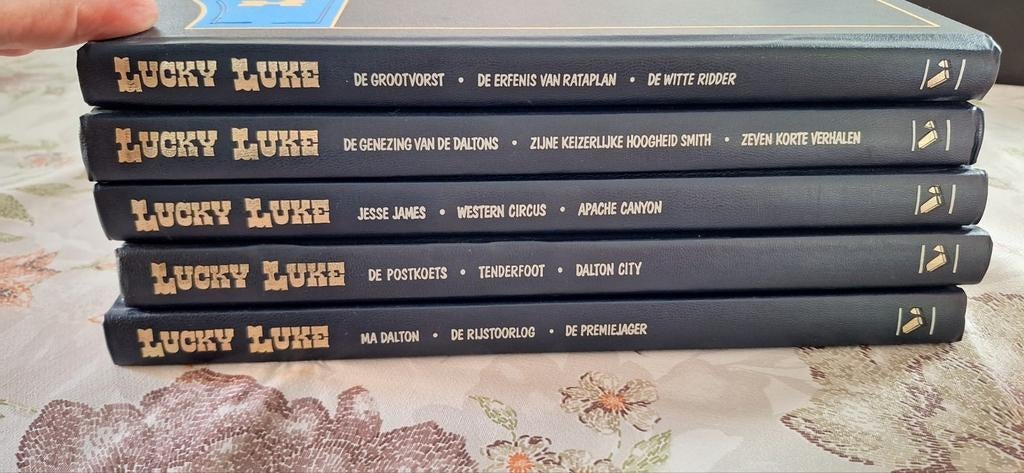 Lucky Luke Collectie - 5 Hardcover Stripboeken, Boeken, Stripboeken, Meerdere stripboeken, Ophalen of Verzenden, Zo goed als nieuw