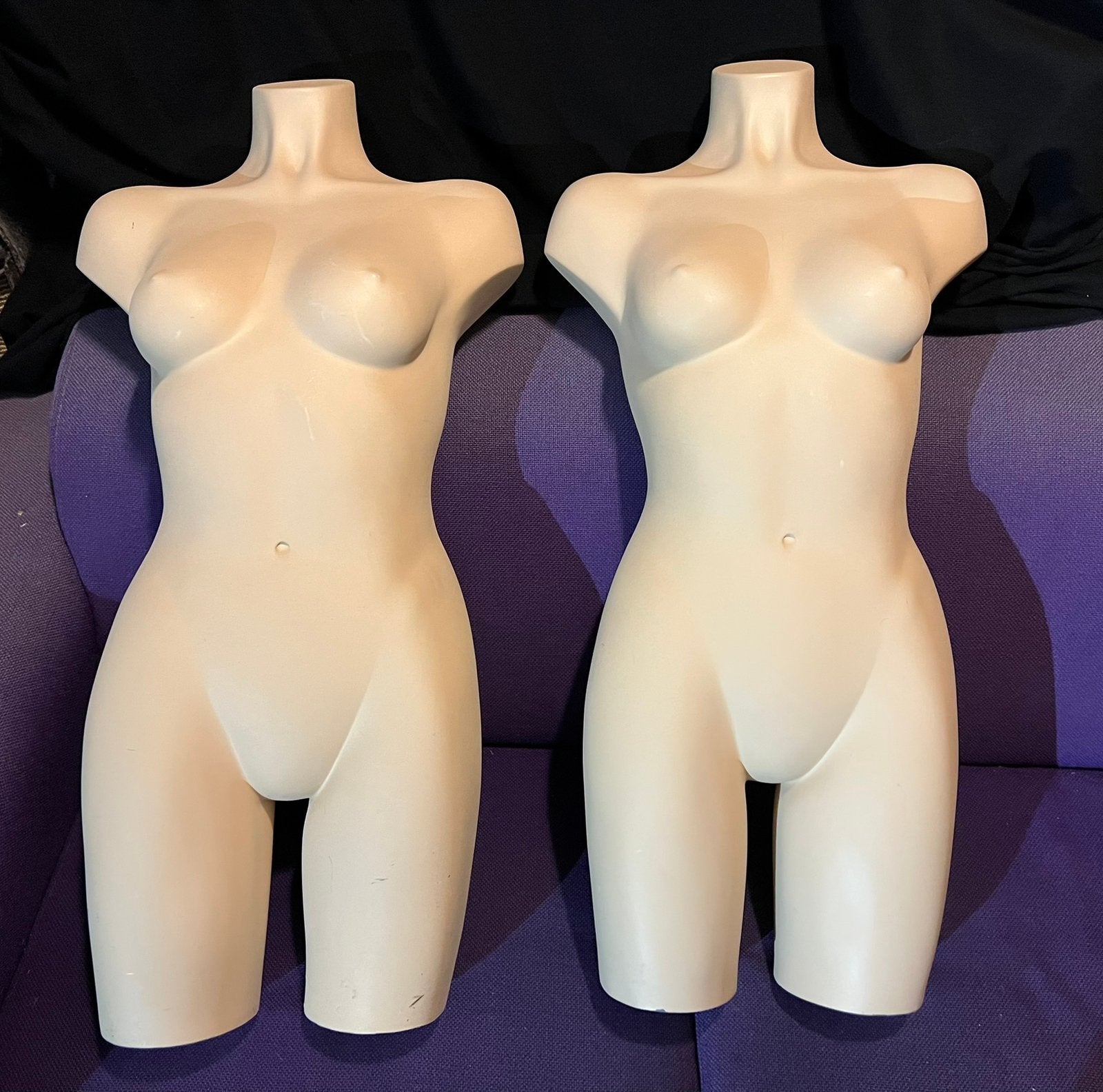 2 Dames Etalagepoppen Torso’s – Set – Goede Staat, Kleding | Dames, Ondergoed en Lingerie, Ophalen, Wit, Overige typen