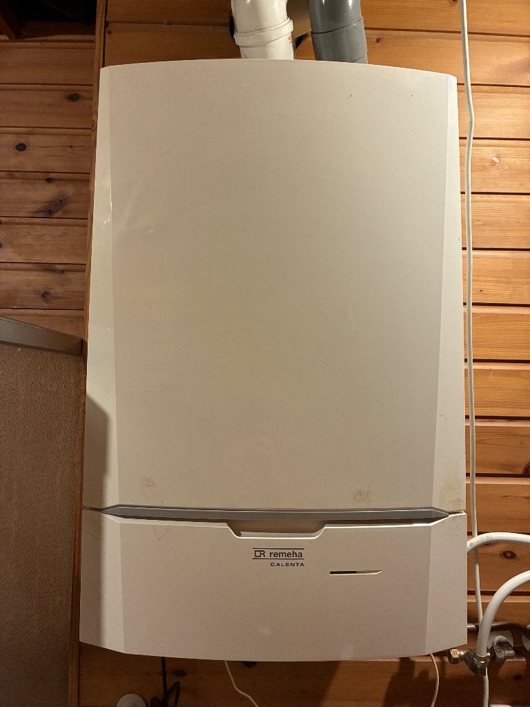 Remeha calenta 40c, Doe-het-zelf en Verbouw, Ophalen, Gebruikt, Aardgas, Geiser