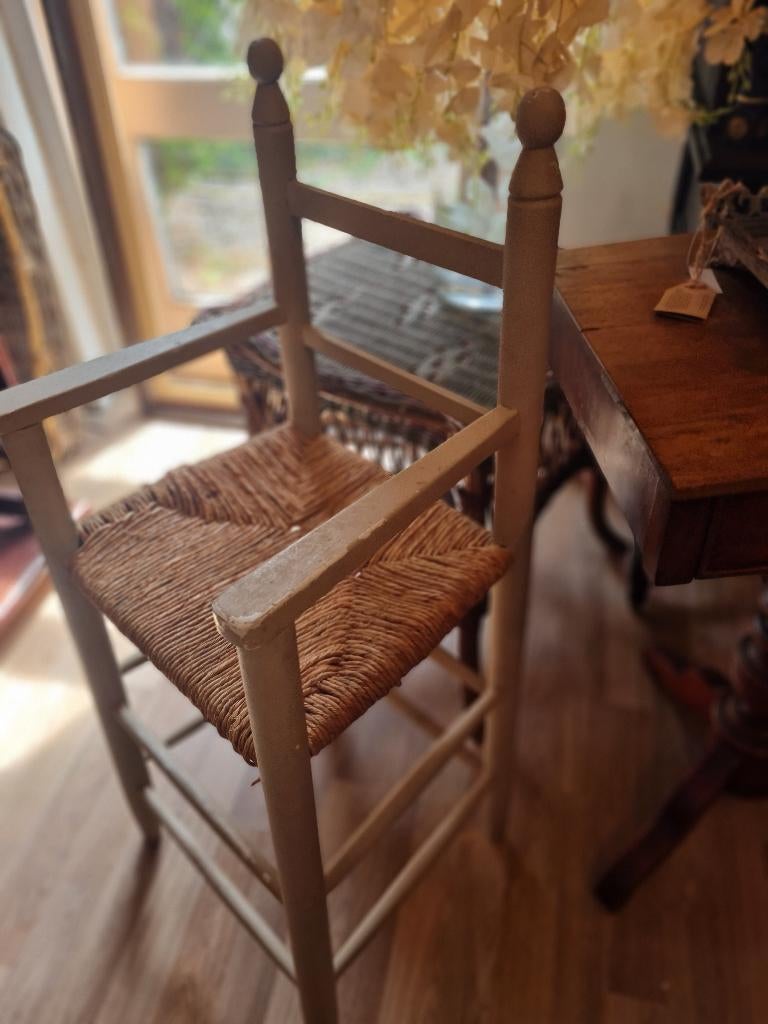 Vintage peuter/kleuter stoel, Huis en Inrichting, Stoelen, Ophalen, Heikant 21 Kaatsheuvel, Overige kleuren, Belle Vieille Brocante