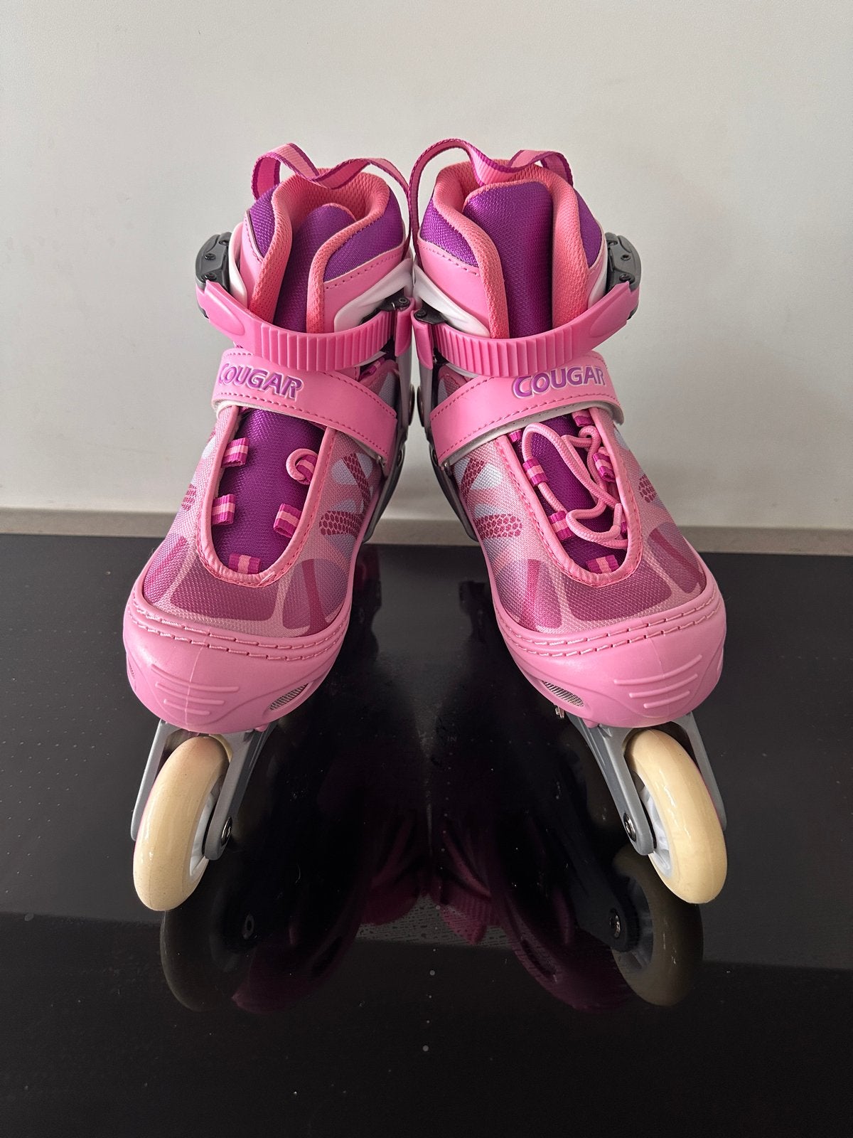 Nieuwe verstelbare skeelers Cougar roze maat 39-42, Overige merken, Verstelbaar, Kinderen, Nieuw