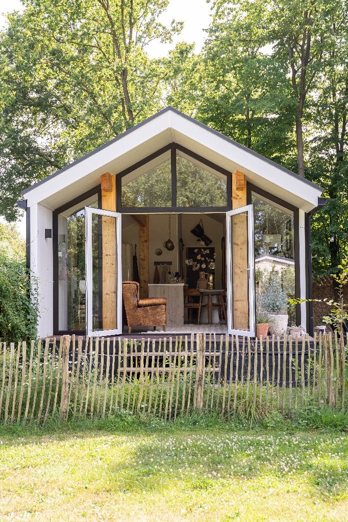 Luxe design Tiny house 54 m² | 4 jaar oud | €139.500, Gelderland, 2 slaapkamers, Chalet, 54 m²