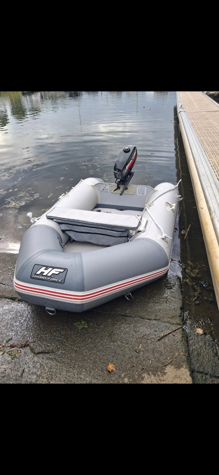 Rubberboot 230cm met Mercury 3.3pk set, Ophalen, Zo goed als nieuw, Overige typen, Motorboot