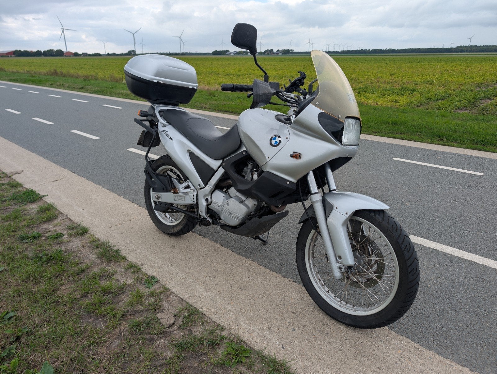 BMW F650GS 2001 carb - met Topkoffer, Motoren, Gebruikt, Particulier, Meer dan 35 kW, Toermotor