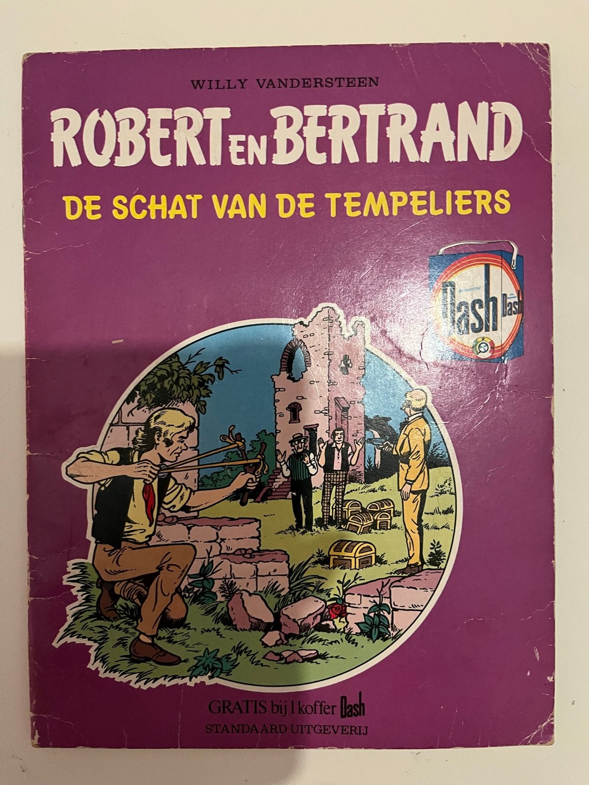 Robert en Bertrand - De Schat van de Tempeliers, Eén stripboek, Ophalen of Verzenden, Gelezen