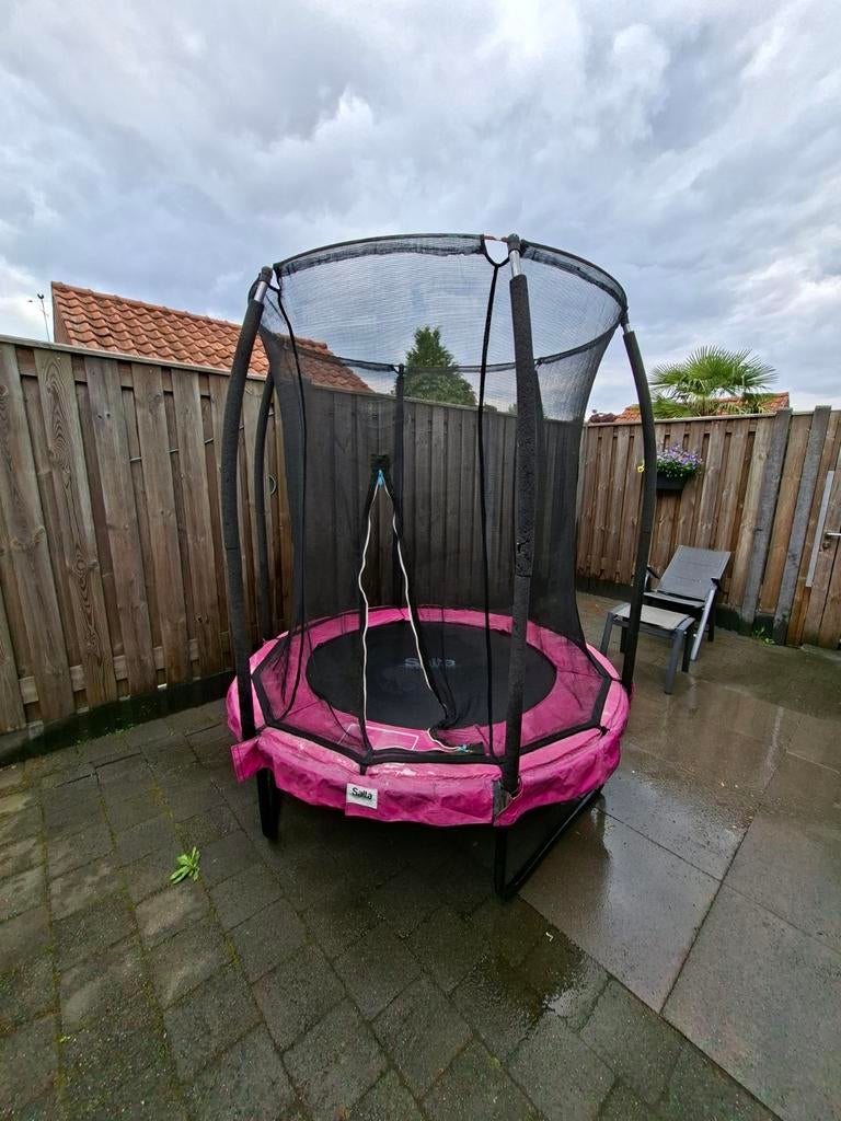 Salta trampoline 180 cm met veiligheidsnet, Kinderen en Baby's, Speelgoed | Buiten | Trampolines, Ophalen, Gebruikt
