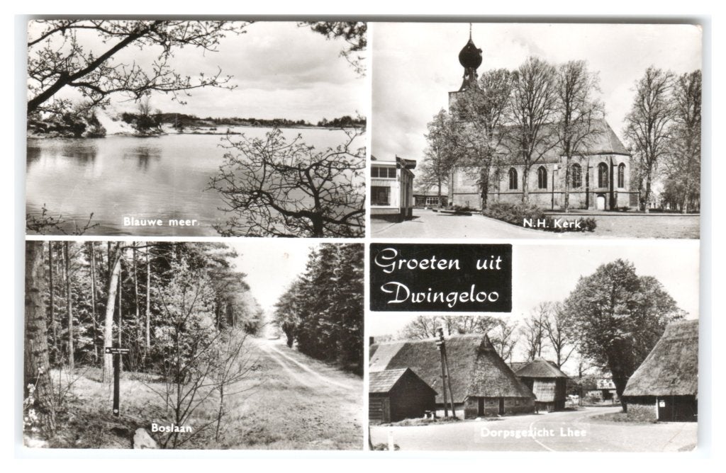 Dwingeloo, Groeten uit Dwingeloo - Opruimingskaart, Ophalen of Verzenden, 1960 tot 1980, Gelopen, Drenthe