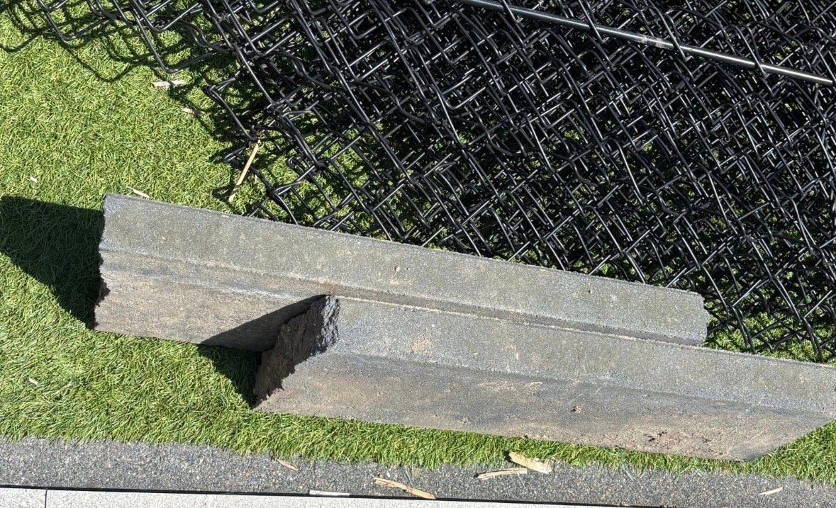 Gebruikte betonnen borders/palissaden voor tuin, Ophalen, Gebruikt, 100 tot 200 cm, Border