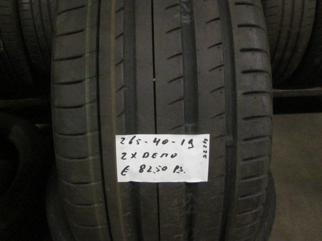265 40 19 ZR Yokohama Advan Sport V-105 zomerbanden, 19 inch, 265 mm, Nieuw, Ophalen of Verzenden