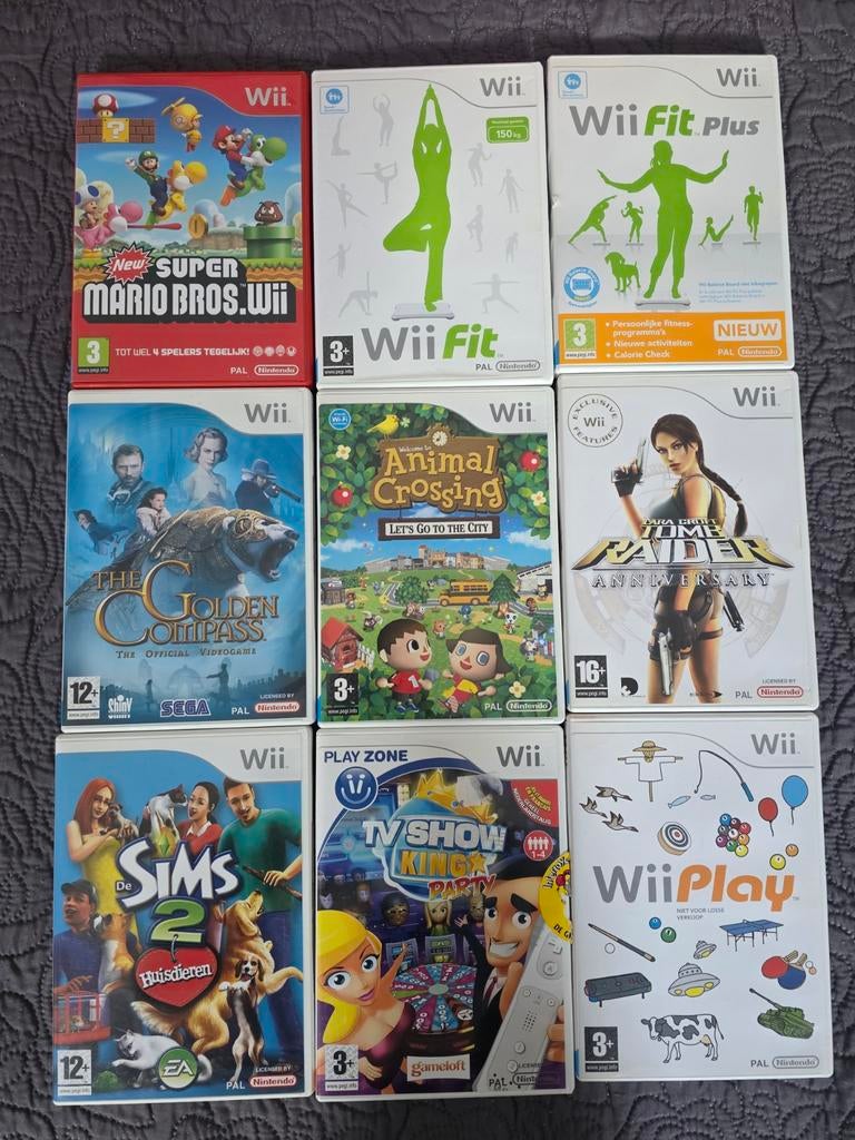 Wii Spellen Bundel - Diverse Genres (9 stuks), Gebruikt, Overige genres, Eén computer, Ophalen of Verzenden