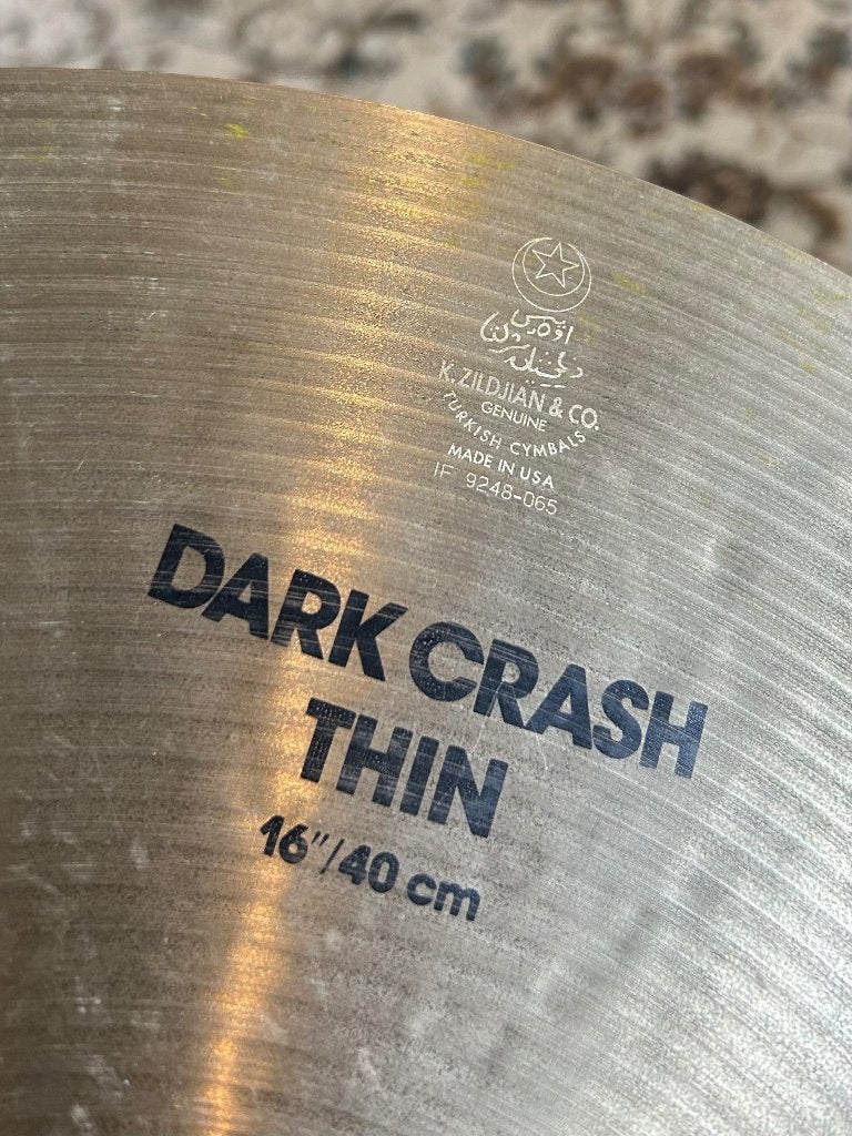 Zildjian DARK Collection (pre-loved), Gebruikt, USA, Drums of Percussie, Ophalen of Verzenden