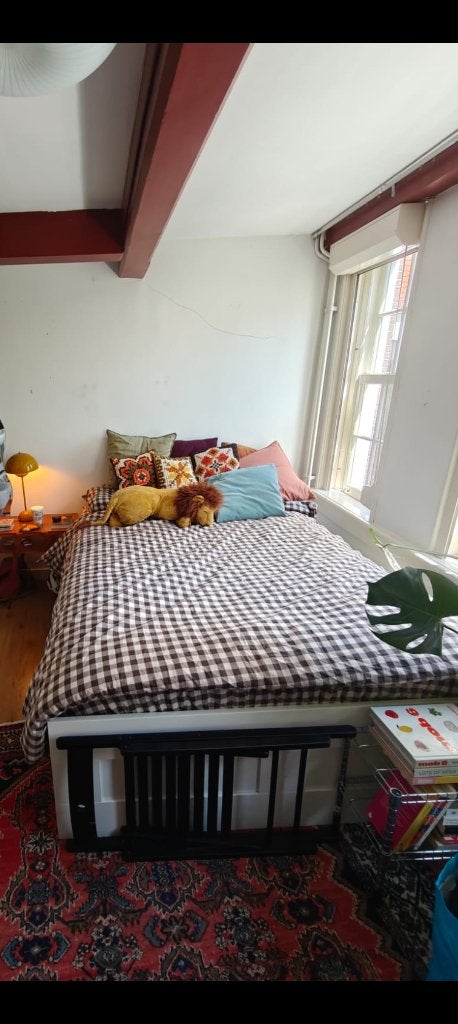 Brimnes IKEA bed, Huis en Inrichting, Ophalen, Gebruikt, Wit, 140 cm