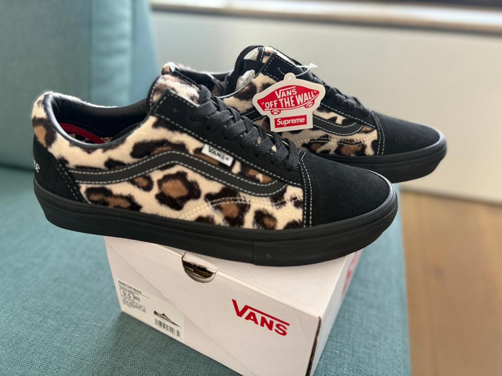 Vans Old Skool Supreme Leopard Print DS - Maat 42,5, Kleding | Dames, Schoenen, Nieuw, Sneakers of Gympen, Overige kleuren, Ophalen