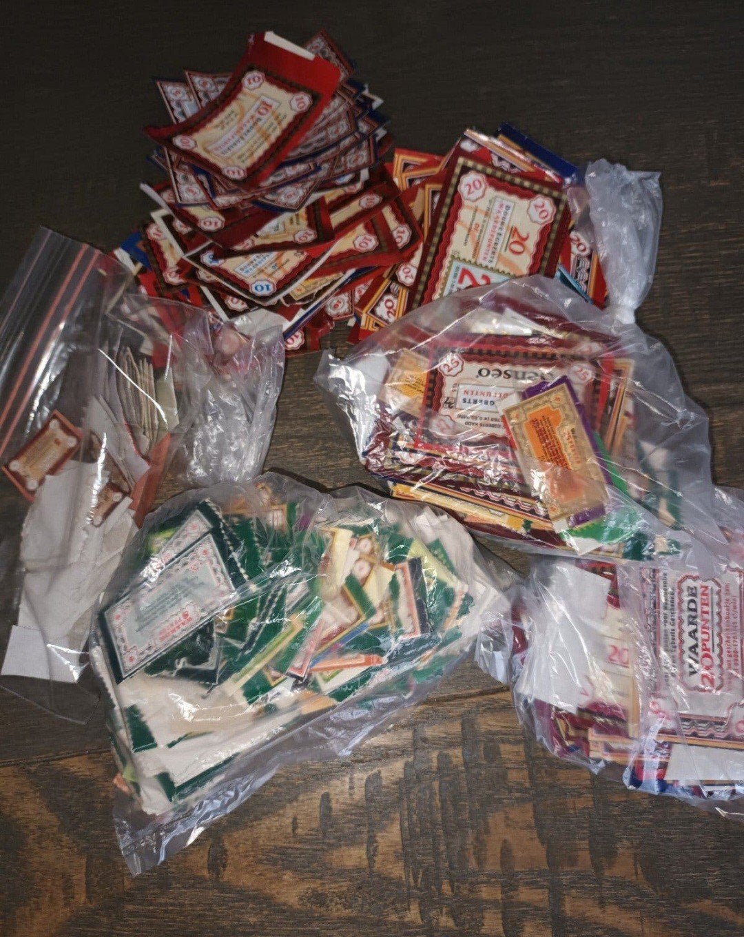 Grote hoeveelheid Douwe Egberts punten (ca. 4500 stuks), Ophalen