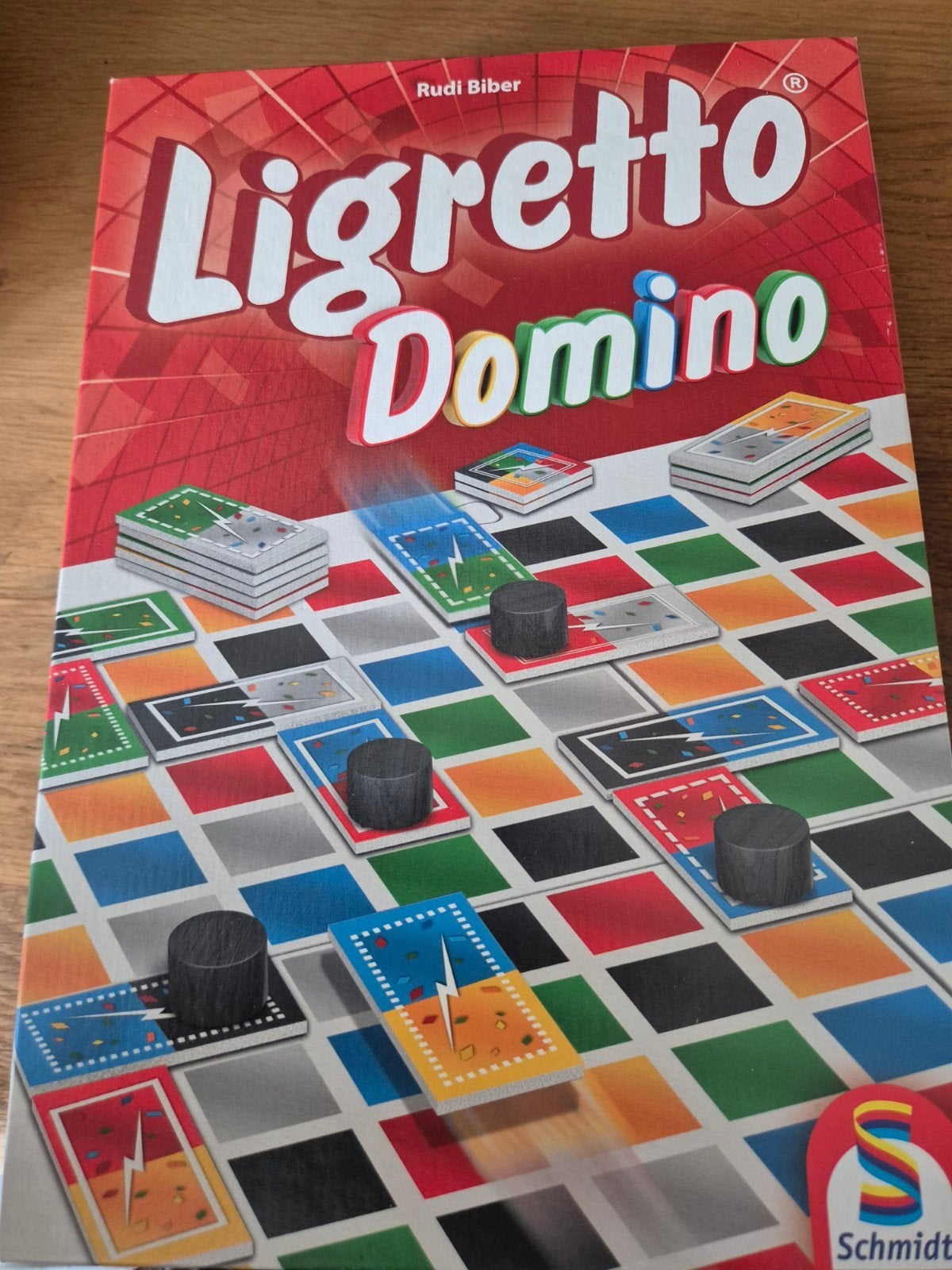Ligretto Domino - Compleet familiespel, Drie of vier spelers, Ophalen of Verzenden, Gebruikt, Schmidt