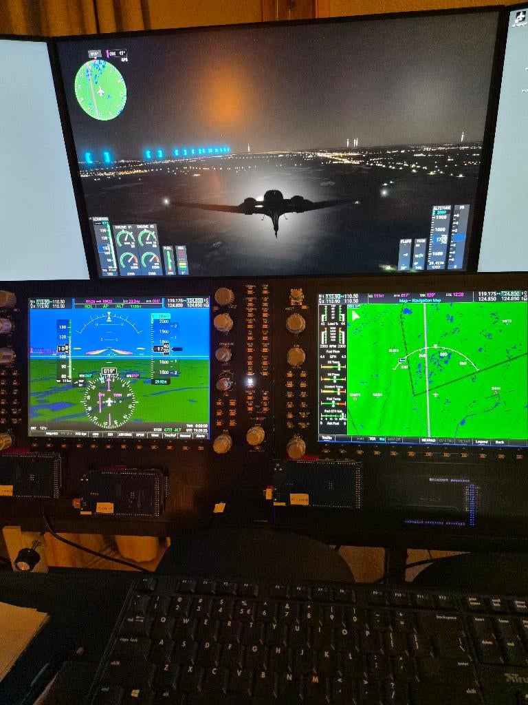 home cockpit Garmin g1000 / GMA1347 navigatie systeem, Ophalen, Zo goed als nieuw