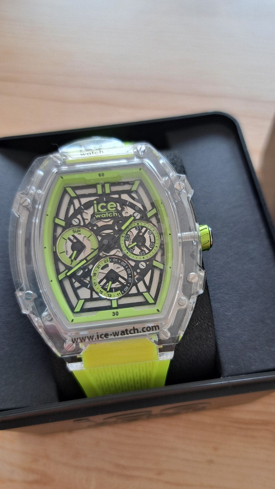 Ice-Watch ICE Boliday Clear Yellow - nieuw, Kunststof, Polshorloge, Nieuw, Kunststof
