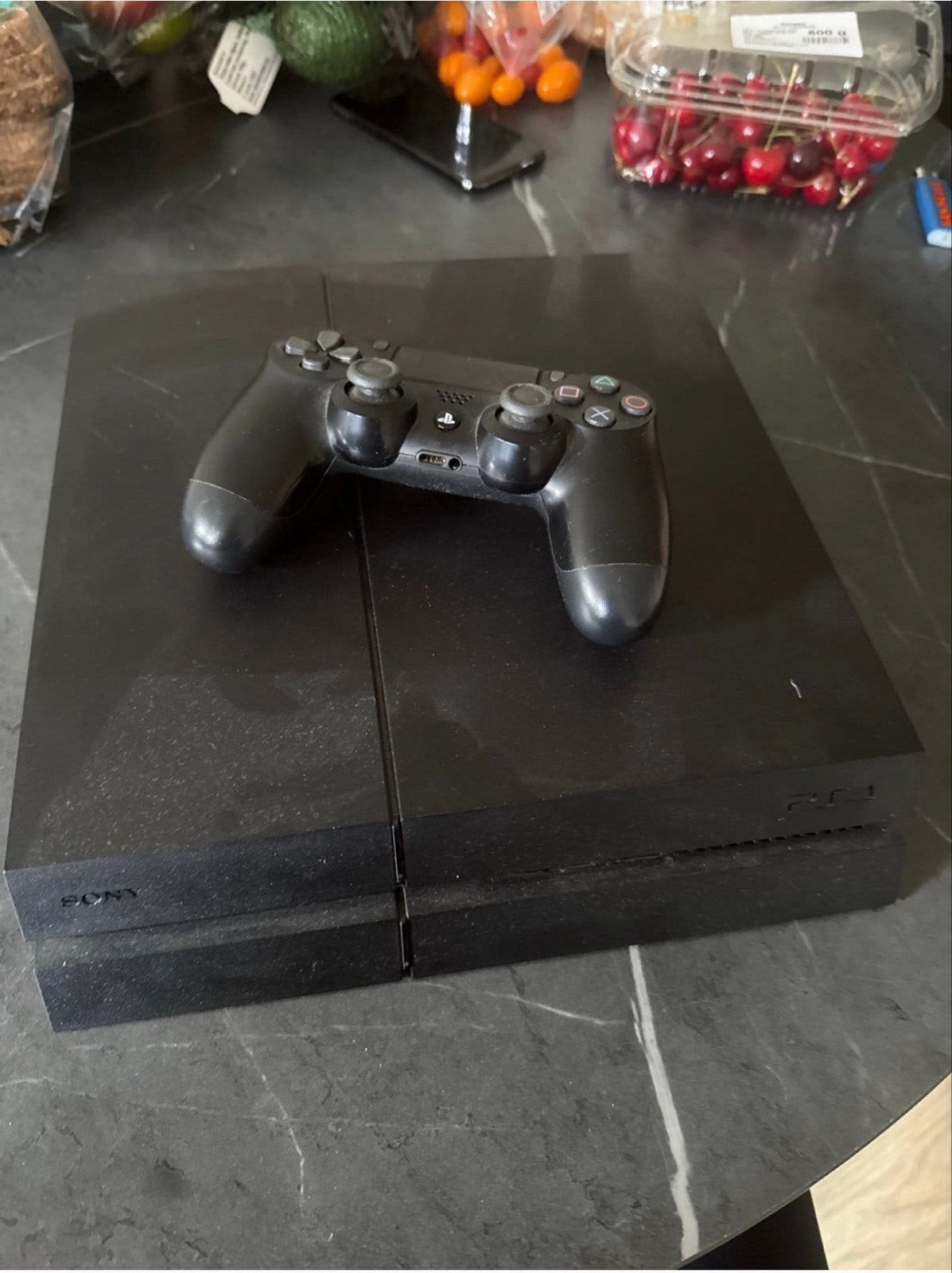 Playstation 4 met controller en alle kabels, Spelcomputers en Games, Ophalen of Verzenden, Met 1 controller, Original, 500 GB