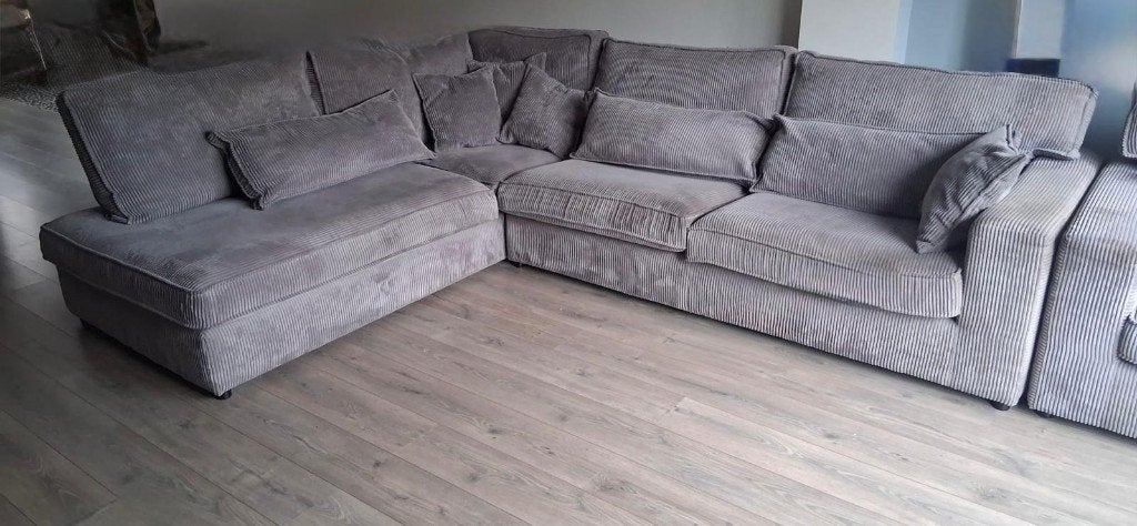 Hoekbank, Huis en Inrichting, Banken | Bankstellen, Ophalen, Gebruikt, 300 cm of meer, 75 tot 100 cm