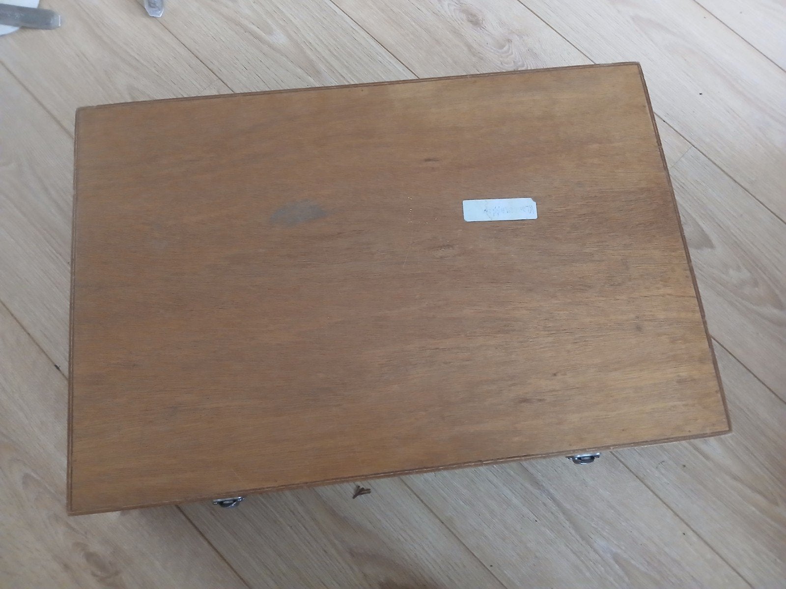 Houten opbergkist met vakverdeling, Ophalen, Gebruikt