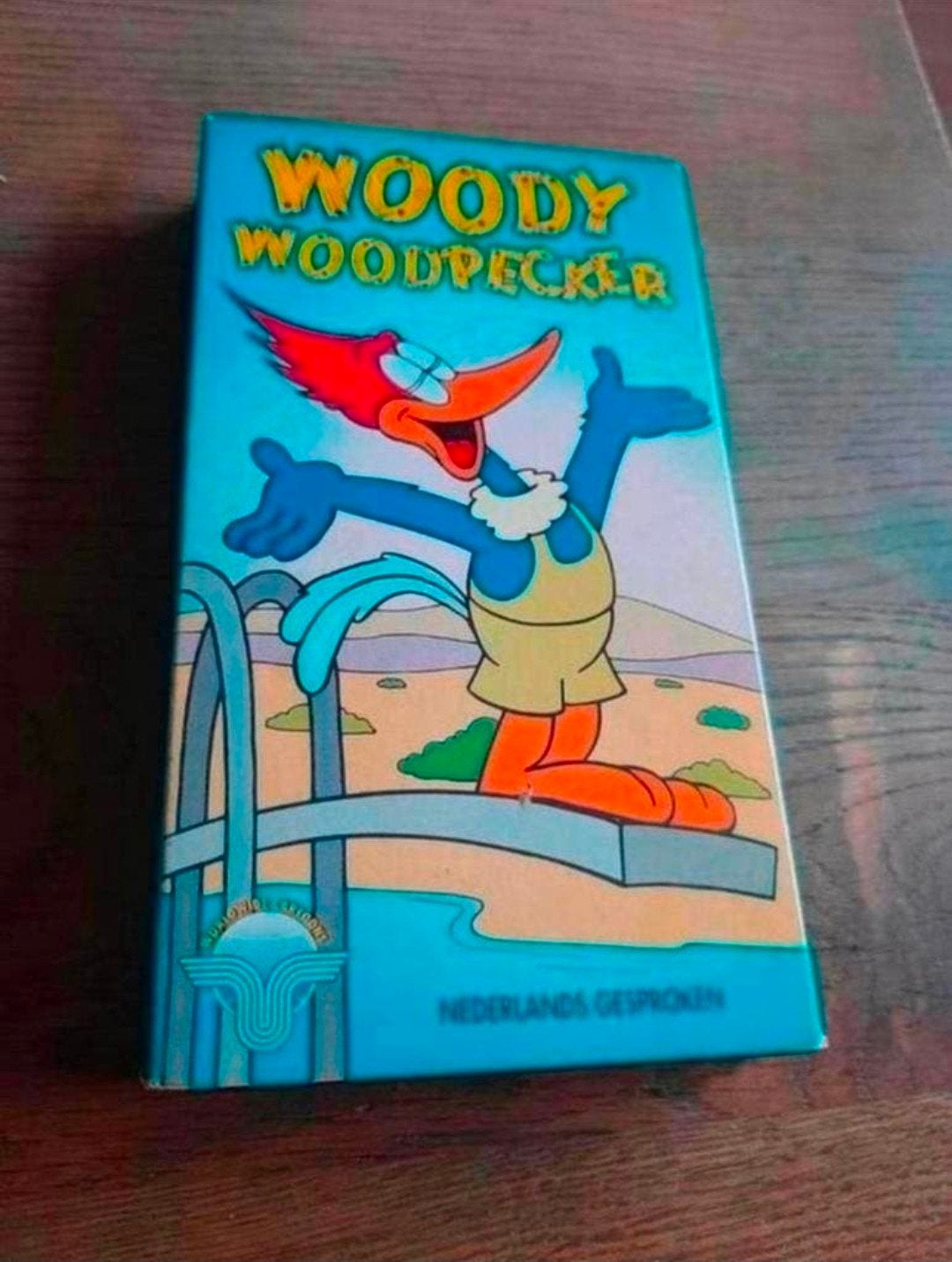 Woody woodpecker videoband., Gebruikt, Tekenfilm, Alle leeftijden, Ophalen of Verzenden