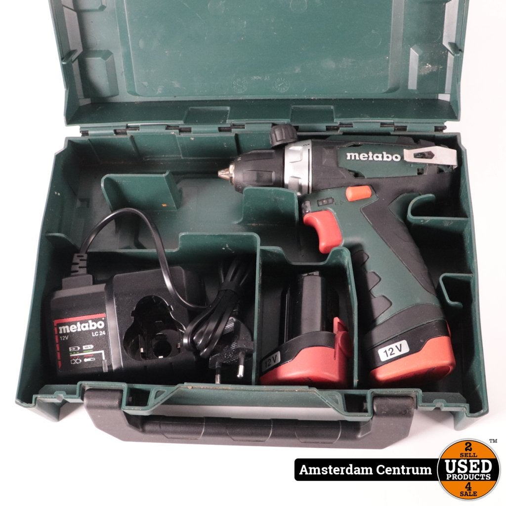 Metabo Powermaxx BS Set - Zeer Nette Staat, Metabo, Gebruikt, Support@metabo.com, Metabo Corporation, Metabo-Werke GmbH, 
72622 NÃ¼rtingen
Germany
