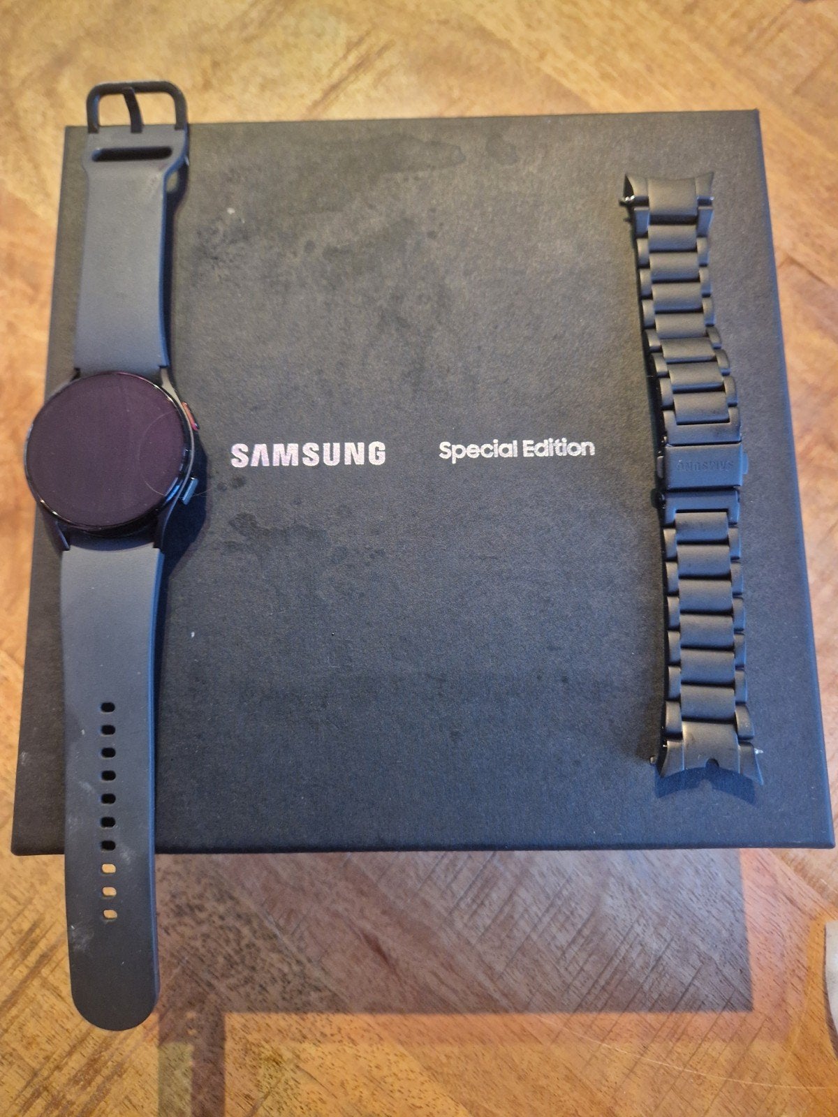 Samsung Galaxy Watch5 special edition 40mm Grafiet - Zo goed, Hartslag, Zwart, Ophalen of Verzenden, Zo goed als nieuw