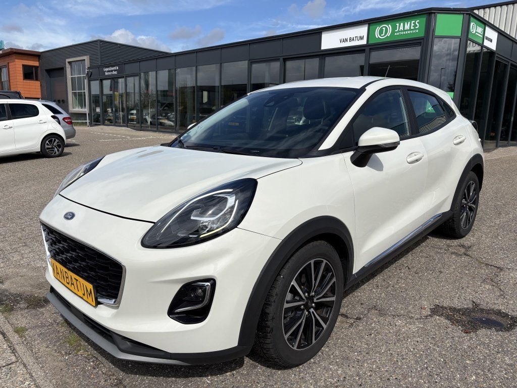 Ford Puma 1.0 EcoBoost Hybrid Titanium, Auto's, Stof, Wit, Origineel Nederlands, Bedrijf